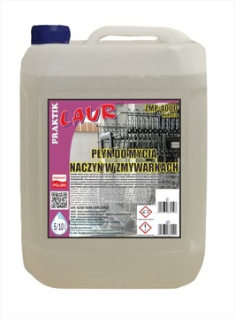 PŁYN DO MYCIA NACZYŃ W ZMYWARKACH (HoReCa) LAUR 5L ZMP-4000 PRAKTIK