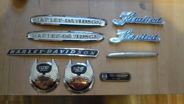 Harley Electra vrod znaczki emblematy napisy 105th