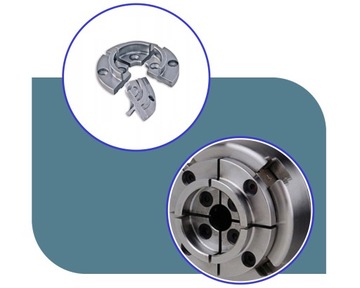 SZCZĘKI DO UCHWYTU TOKARSKIEGO GŁOWICY TOKARKI NOVA JS50N TEKNATOOL 50mm