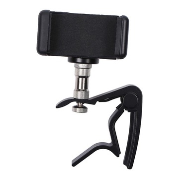 Przenośny smartfon, gitara Capo, gitara, uchwyt na telefon, uchwyt na klips