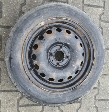 Felga felgi MODUS CLIO LOGAN ET50 15'' 2 sztuki opony Dunlop zimowe