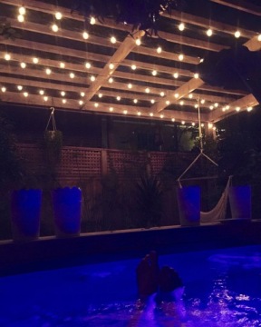 GIRLAND 15м УЛИЧНЫЕ САДОВЫЕ ЛАМПЫ 50шт LED ТЁПЛЫЕ