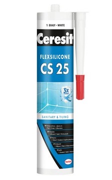 Ceresit CS25 Biały Silikon Sanitarny 280ml