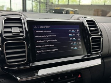 Citroen C5 Aircross I SUV Facelifting 1.5 BlueHDi 131KM 2022 Citroen C5 Aircross Shine ACC LED Kamera cofania Nawigacja CarPlayAnd, zdjęcie 33