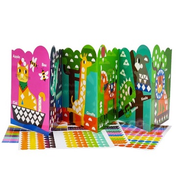 НАБОР ОБРАЗОВАТЕЛЬНЫХ НАКЛЕЙКОВ «ЖИВОТНЫЕ» 504 шт. НАКЛЕЙКИ СООТВЕТСТВУЮТ ФОРМУ