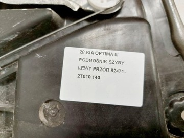 KIA OPTIMA III 3 ZVEDÁK OKNO LEVÝ PŘEDNÍ 82471-2T010 6 PIN