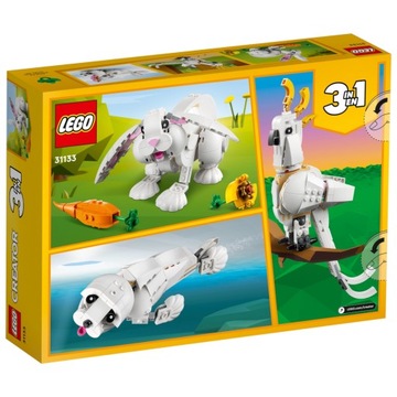 LEGO Creator 3 w 1 31133 Biały królik 8+