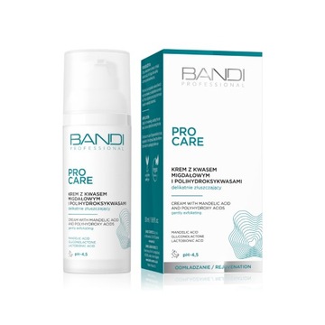 BANDI PRO CARE KREM Z KWASEM MIGDALOWYM I PHA 50 ml
