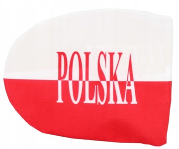 Flaga na lusterko z napisem 