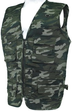 KAMIZELKA MĘSKA MORO BEZRĘKAWNIK KIESZENIE 4XL B39