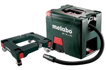 ODKURZACZ AKUMULATOROWY METABO METALOC AS 18 L PC PRZENOŚNY PODSTAWA JEZDNA
