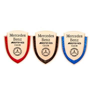 Автомобильная наклейка с логотипом Mercedes Benz Shield