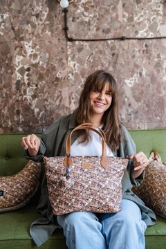 СУМКА LA MILLOU M ДЛЯ КОЛЯСКИ ДЛЯ МАМЫ В ЦВЕТОЧНОМ СТИЛЬ