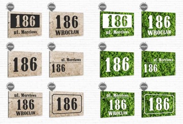 Номер дома БОЛЬШАЯ АЛЮМИНИЕВАЯ АДРЕСНАЯ ТАБЛИЧКА