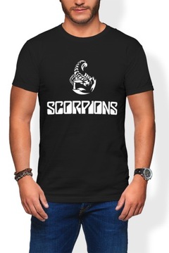 SCORPIONS KOSZULKA MĘSKA HARD ROCK METAL ROZ L MĘSKI TSHIRT NADRUK T-SHIRT