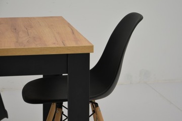 6 стульев и раздвижной стол 90x160/200 CRAFT top.