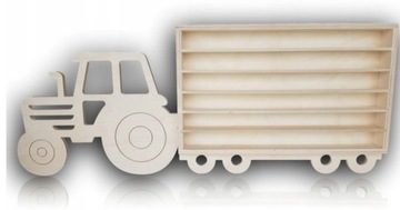 Półka na figurki organizer resoraki traktor