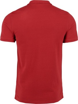 РУБАШКА ПОЛО 4F КРАСНАЯ ПОЛОВИНА 100% ХЛОПКА TSM008B размер L