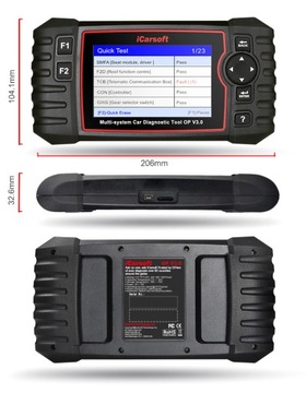 iCarsoft OP V3.0 OBD2 сканер Opel