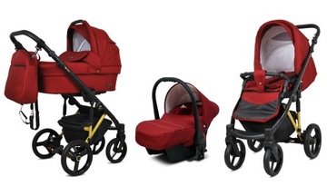 BabyLux Wózek 3w1 dziecięcy spacerówka UZO ALU