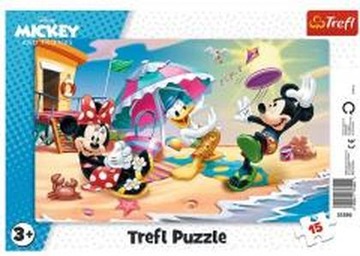 Puzzle ramkowe 15 Zabawy na plaży TREFL /Trefl
