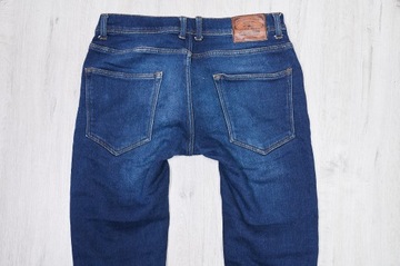 ZARA MAN SLIM JEANSY spodnie męskie granatowe PREMIUM 32/32 pas 82