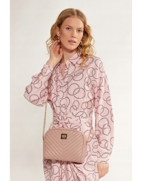 Стеганая сумка-мессенджер Monnari Chanel Пудрово-розовая