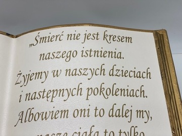 KSIĄŻKA KSIĘGA NA GRÓB STROIK RÓŻNE WZORY+ GRATIS
