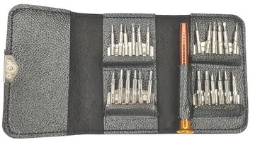 Zestaw precyzyjnych śrubokrętów 25w1 wkrętaki torx