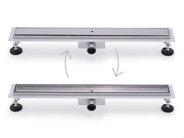 ЛИНЕЙНЫЙ СЛИВ ПОД ПЛИТКУ 70см НИЗКАЯ 52 мм