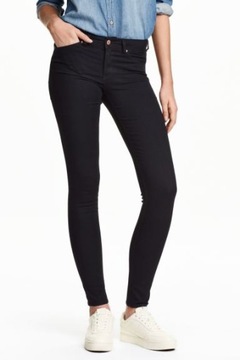 H&M Spodnie superstretch Jeansy ze streczem elastyczne damskie skinny 36 S