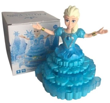 ИНТЕРАКТИВНАЯ 3D ТАНЦЕВАЛЬНАЯ КУКЛА FROZEN 3D СВЕТИТСЯ