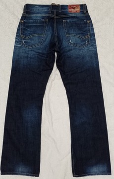 spodnie jeans męskie TOMMY HILFIGER ROGAR 31/32 granatowe