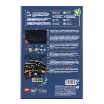 Magnetyczna układanka Apli Kids - Układ Słoneczny