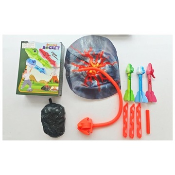 ИГРУШКА-РАКЕТА-ПУСКОВАЯ ИГРУШКА НА УЛИЦЕ ИГРУШКА-ДИНОЗАВР 3 ШТ.