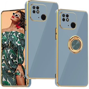 ГЛАМУРНЫЙ ЧЕХОЛ + КОЛЬЦО ДЛЯ REDMI 10C + СТЕКЛО