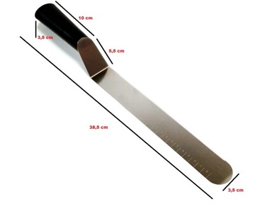 Лопатка кондитерская, изогнутый нож со шкалой 25 см.