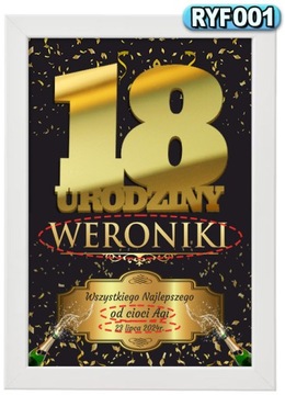 ПОДАРОК ​​НА 18-Й ДЕНЬ РОЖДЕНИЯ, СУВЕНИРНАЯ КАРТИНА