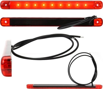 LAMPA OBRYSOWA TYLNA LED OBRYSÓWKA DIODOWA WAŚ TIR