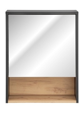 SZAFKA ŁAZIENKOWA Z LUSTREM 60 CM BORNEO COSMOS