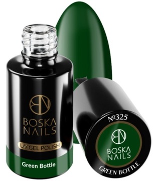 BOSKA NAILS LAKIER HYBRYDOWY UV/LED 325 GREEN BOTTLE 6 ML