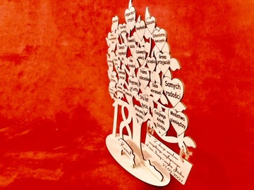 Пожелание на 18 лет гравюра на дереве на ламинате