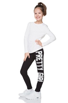 LEGGINSY DZIECIĘCE GETRY NADRUK KOLORY DZPRT 158