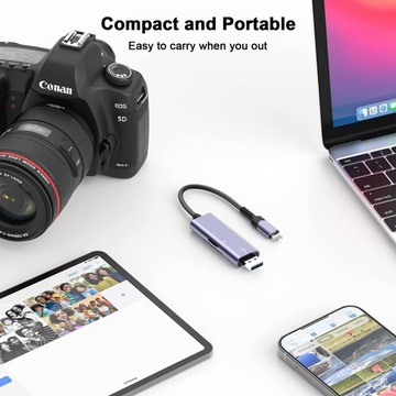 Устройство чтения карт SD для iPhone iPad [сертификат Apple