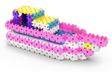 MELI BASIC PINK 1000 СТРОИТЕЛЬНЫХ БЛОКОВ + СУМКА