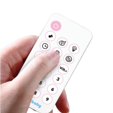 КАРУСЕЛЬ ДЛЯ кроватки, МУЗЫКАЛЬНАЯ ШКАТУЛКА, ПРОЕКТОР, РЕГУЛЯТОР ГРОМКОСТИ + ПУЛЬТ ДИСТАНЦИОННОГО УПРАВЛЕНИЯ