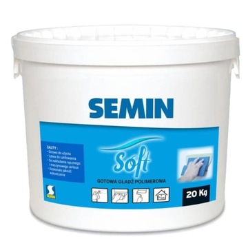 SEMIN SOFT gotowa gładź polimerowa wiadro 20kg