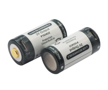 КП ICR16340-100PCM 1000 мАч Li-ION m-USB 3,0 В