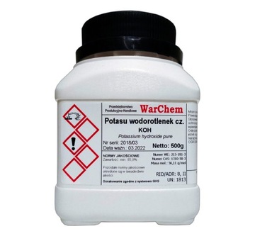 WODOROTLENEK POTASU - 500g WARCHEM [52346]
