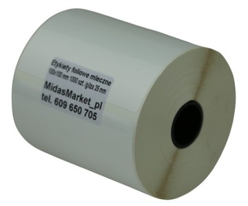 ETYKIETY FOLIOWE 100x100 /500 DO DRUKARKI CITIZEN